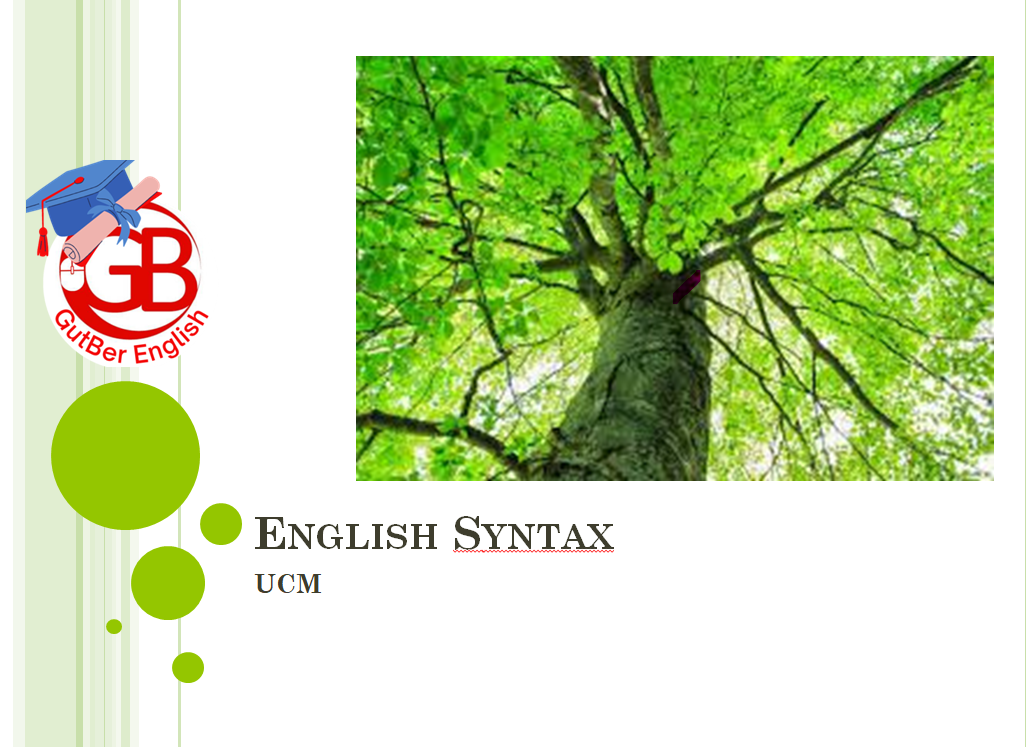English Syntax UCM